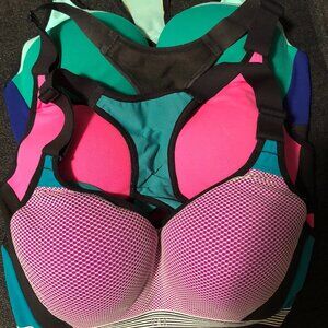 VICTORIA'S SECRET Sports Bra's ~ 36D ~ LOT of 3